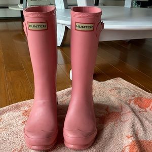 Girls hunter rain boots